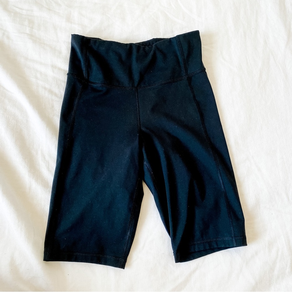 High waisted biker shorts